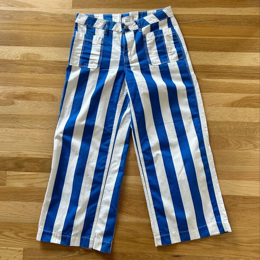 BDG Striped Mid Rise Pants